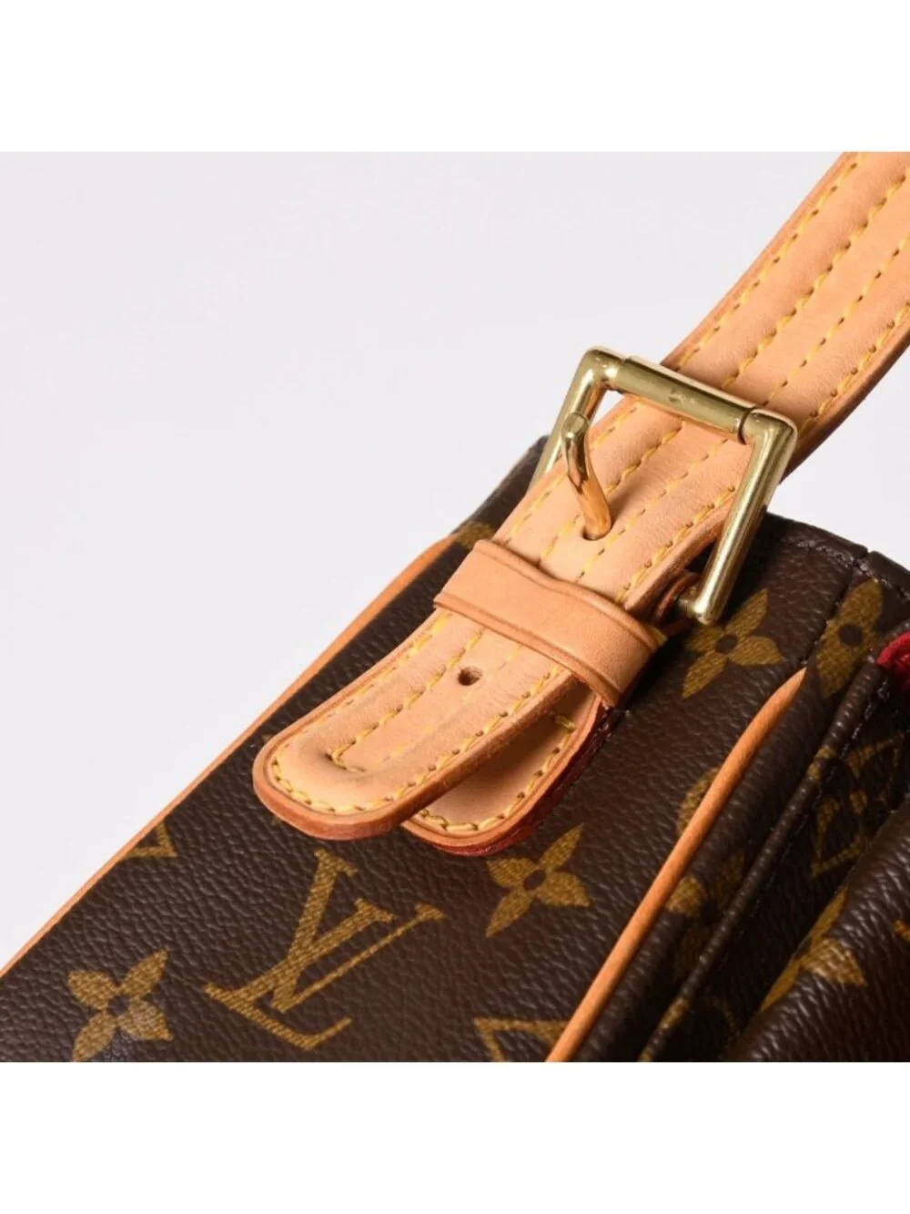 Louis Vuitton Viva-Cite MM Handbag Bag Monogram Brown